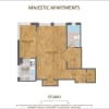 Floor plan: STUDIO - S1A