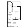 Floor plan: 1x1
