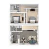 Floor plan: 2X1.5