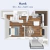 Floor plan: Hawk
