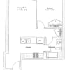 Floor plan: 1 Bedroom