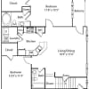 Floor plan: 2B Renovation 2