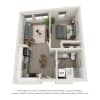 Floor plan: 1 Bedroom