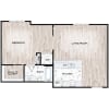 Floor plan: RAIL1x1C