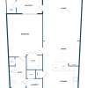 Floor plan: 1 Bed/1 Bath-A2