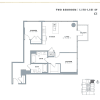 Floor plan: Two Bedroom C1