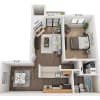 Floor plan: Plan A1B
