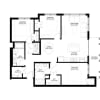 Floor plan: Three Bedroom - C (Balcony)