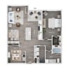 Floor plan: A8- Goldenrod (Den)