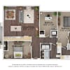 Floor plan: Three Bedroom - 3BAV