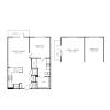 Floor plan: A2- 1x1