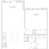 Floor plan: 1 Bed/1 Bath-A1