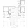 Floor plan: 2 Bed 2 Bath