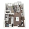 Floor plan: One Bedroom A1D