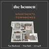 Floor plan: 2Bed1Bath 