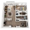 Floor plan: 1BRwDen4