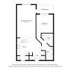 Floor plan: Prestige - 1 Bedroom, 1 Bath