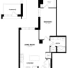 Floor plan: 1 Bed/1 Bath-A26