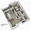 Floor plan: 1 Bedroom