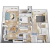 Floor plan: Plan 2A