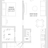 Floor plan: 1 BR O