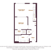 Floor plan: One Bedroom One Bath (A1.1)
