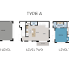 Floor plan: Two Bedroom Two Bathroom Townhome 