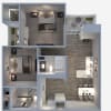 Floor plan: 2 Bedroom 2 Bathroom