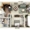 Floor plan: Balboa A1B