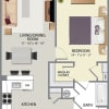 Floor plan: 1E
