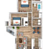 Floor plan: 2 Bedroom 1 Bathroom