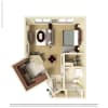 Floor plan: True North