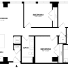 Floor plan: 3 Bed/2 Bath-E4