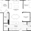 Floor plan: 2 Bedroom Plus