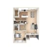 Floor plan: 1 Bedroom