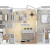 Floor plan: B2-1060