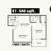 Floor plan: Renovated Small 1 Bedroom · 1 Bath Apartment 1st Month Half Off + 2nd Month Prorated Call: 806-79...