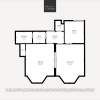 Floor plan: 1 Bedroom 1 Bath