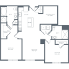 Floor plan: B08R | 2 Bed | 2 Bath