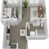 Floor plan: 1 Bedroom