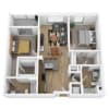 Floor plan: B2F-E