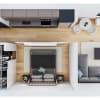 Floor plan: Open 1 Bedroom