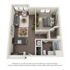 Floor plan: ONE BEDROOM | ONE BATH A1.1