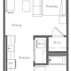 Floor plan: 54.3