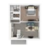Floor plan: 1X1 Upgrade