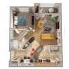 Floor plan: One Bedroom