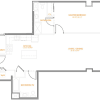 Floor plan: 1 Bed/2 Bath-4E