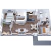 Floor plan: B3- With Den & (Garage Included with Rent)  