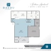 Floor plan: 1 Bedroom