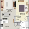 Floor plan: 1J